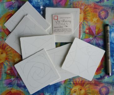Prestrung Original Zentangle Tiles (Set of 24)