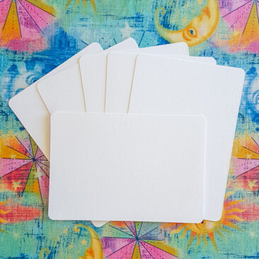 Pack of Six Rectangular Artist Tiles