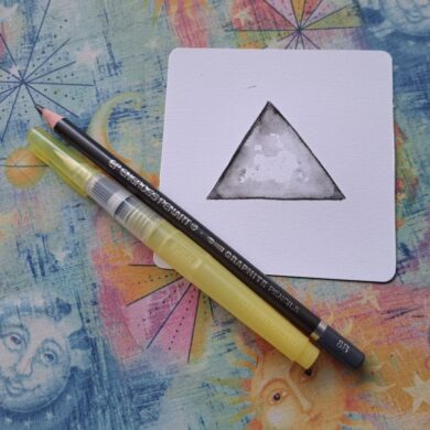 Soluble Graphite and Detailer Tip Waterbrush